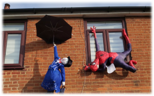 Mary Poppins and Spiderman