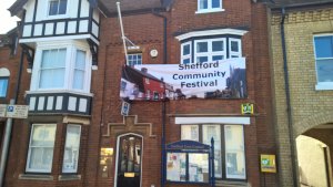 Shefford council offices banner