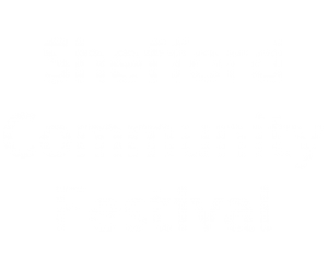 Shefford Community Festival logo white