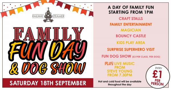 Family Fun Day at the Railway Steamer