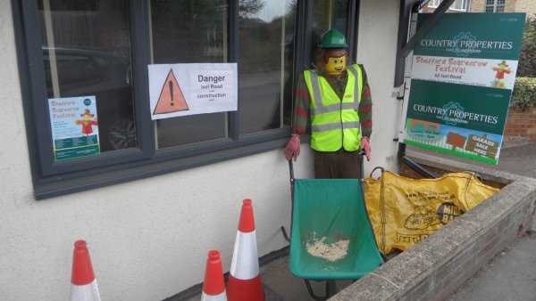 Scarecrow road works