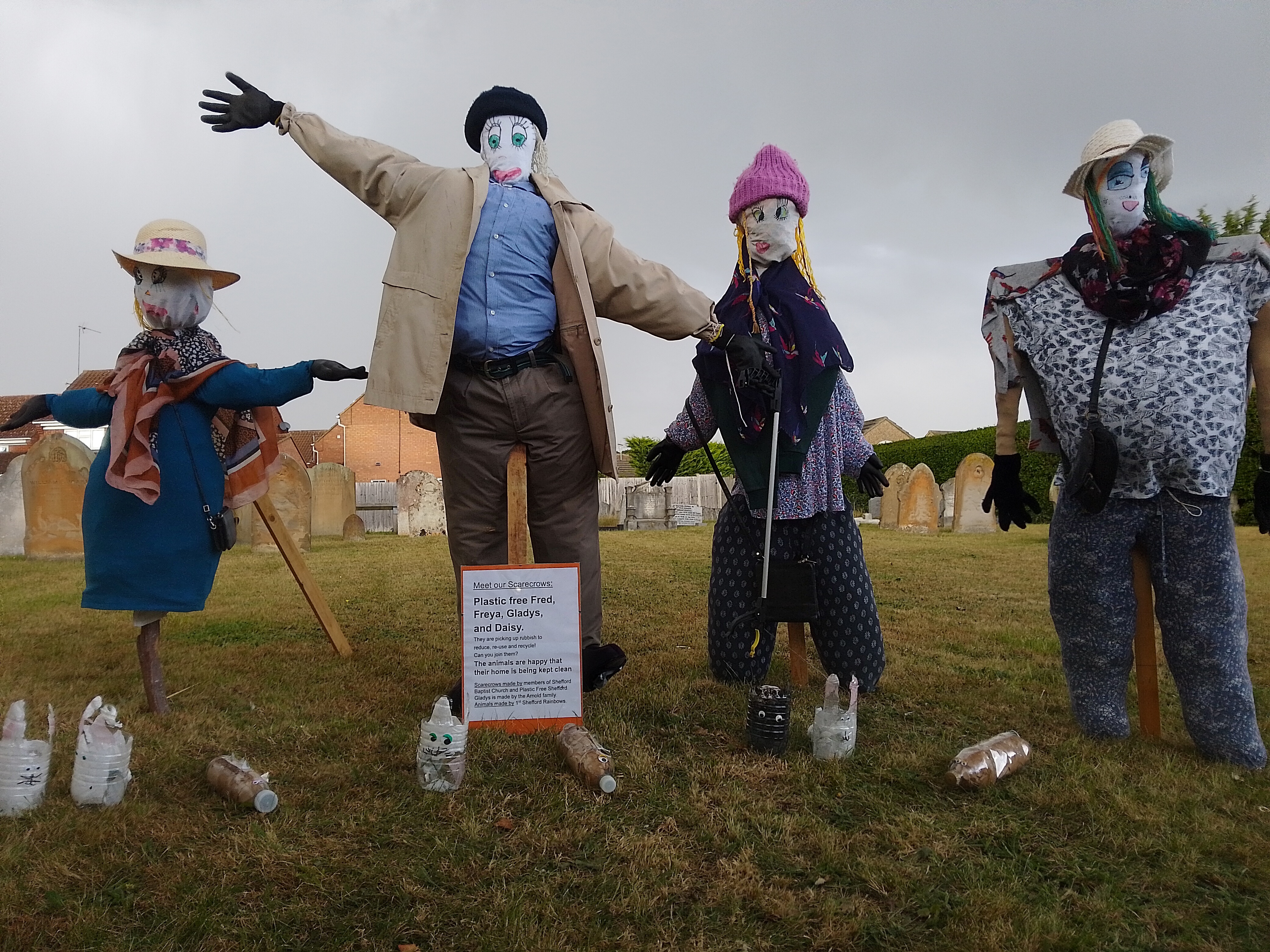 Baptist scarecrows