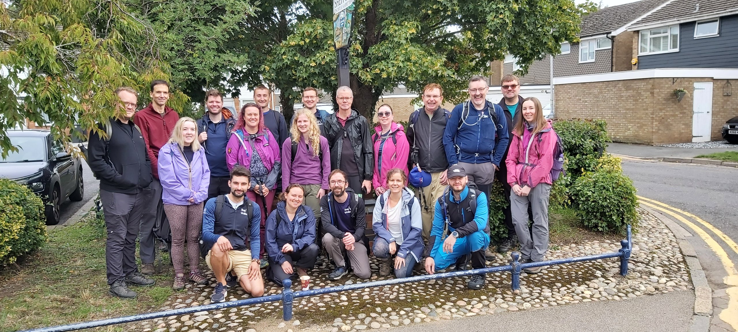 Stag walkers in Shefford