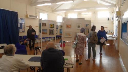 Shefford Art Exhibition at the Community Hall