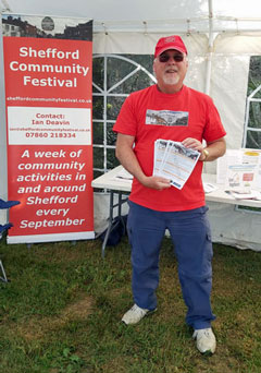 Ian Deavin at the Shefford Town Meeting