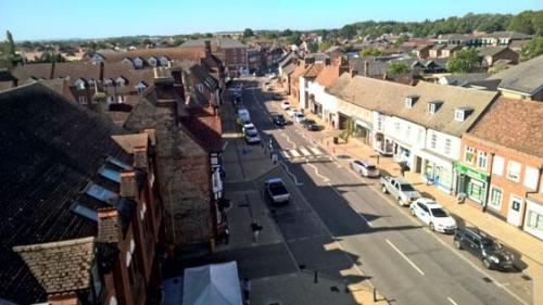 View from the top of St Michael's Church Tower